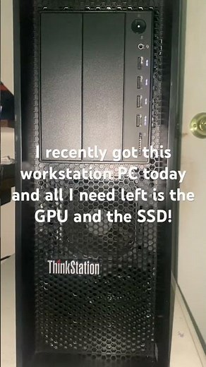 Test running my Lenovo P520 workstation PC!