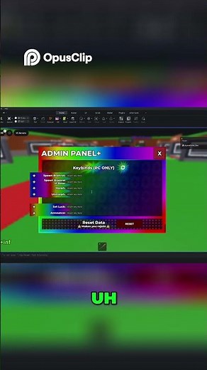 Create a Steel Brainrot Game in Roblox with Admin Panel! | #shorts
