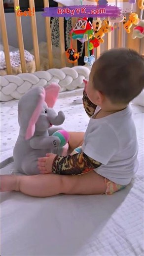 Peekaboo Elephant Toy: A Funny Interactive Toy Every Baby Will Love #BabyToy