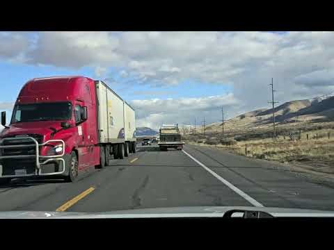 Driving to Las Vegas | Nevada Desert Highway | No Music, Real Road Sounds