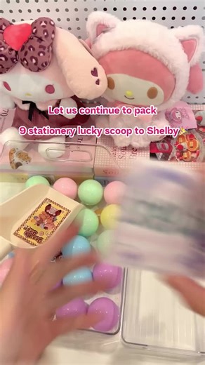 9 stationery lucky scoop to Shelby.💕🫶🏻Hope you will like everything.♥️🥰 . . #asmr #asmrsounds #asmrvideo #packingorder #fyp