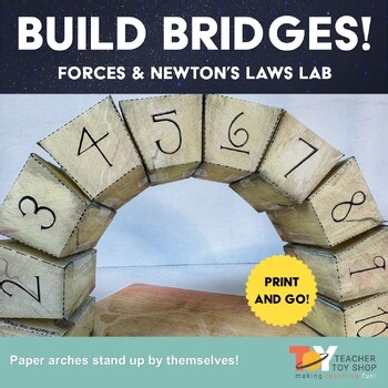 Force and Motion Experiment - Newton's 3rd Law - Build a Bridge with a Keystone
