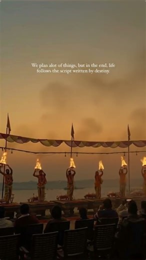 Life follow the script written by destiny #motivation #om #inspire #devotional #gangaaarti #shorts