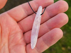 Beau pendentif kunzite rose - Etsy France