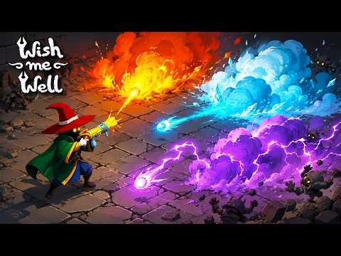 This 5$ Roguelike Has The BEST Spellcrafting System! - Wish Me Well