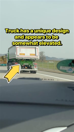 Truck has a unique design and appears to be somewhat elevated. #elevatedstyle #unique #design