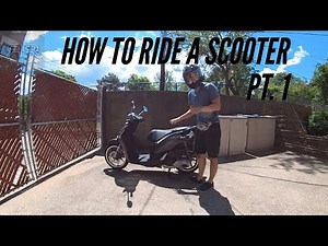 HOW TO Ride a Scooter part 1 | Piaggio Liberty 150S