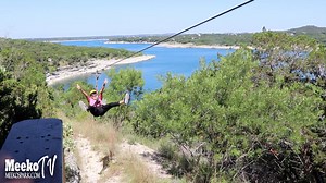 4.7K views · 28 reactions | Meeko TV Featured THE longest and fastest zip line in Texas. The 3-hour long adventure carries riders up to 50 MPH... oh, and did we mention the beautiful view? Stefanie Azua #MeekoTV #AustinTX #TravelTexas #Zipline #AustinZipline #LakeTravis #LakeTravisZiplineAdventures Lake Travis Zipline Adventures | Meeko TV | Facebook
