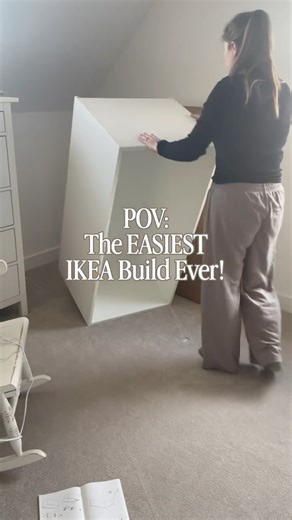 Easiest IKEA build ever. PLATSA > PAX for kids rooms (I said what I said). Built in 15 mins… then didn’t fit 🫣 Save this for your next IKEA project. Kids room decor | IKEA decor | Kids room organisation | IKEA Build | New Build journey | Charlotte Nichole Home