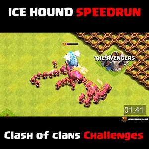424K views · 1.9K reactions | ICE HOUND SPEEDRUN | Clash Of Clans Challenges | Akari Gaming | Facebook