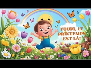 YOUPI, LE PRINTEMPS EST LA | Chanson éducative | Comptine de printemps 🌸🌞