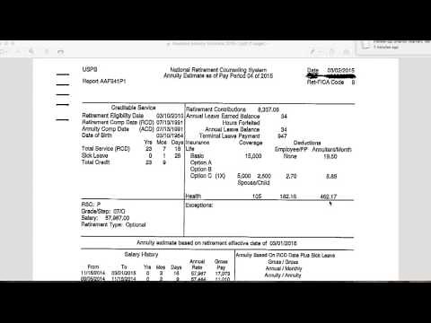 How to read your annuity Estimate
