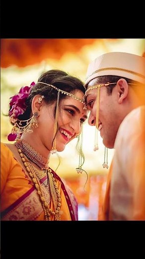 Traditional Maharashtrian Weeding Highlights | Marathi Wedding Rituals & Looks #ytshorts 😍♥️