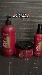 1.1K views · 231 reactions | The ultimate hair routine! ❤️‍ Get professional results in the blink of an eye with UniqOne™ and its 10 real benefits. 來 Looking amazing is just as easy as following these steps. ✨ ➡️ Find out all you need to know about UniqOne™’s benefits at RevlonProfessional.com! | RevlonProfessional | Facebook