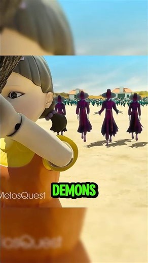 When K-Pop Demon Hunters Enter the Squid Game #squidgame #kpop