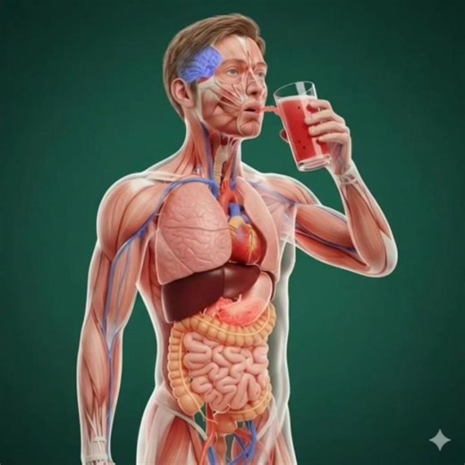 “What Really Happens Inside Your Body When You drinking watermelon juice #healthtips #shorts