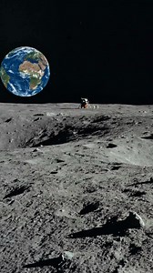 835K views · 11K reactions | Seen from the Moon, Earth looks calm and beautiful—a blue planet floating in endless darkness. This view reminds us how small yet precious our home is. Borders disappear, noise fades away, and all that remains is one shared world, connected by gravity, light, and time. #SpaceX #NASA #fblifestyle #ISRO # | India Moon Mission | Facebook