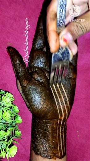 Stylish mehandi design 😍 #easy #hennadesign #mehndi