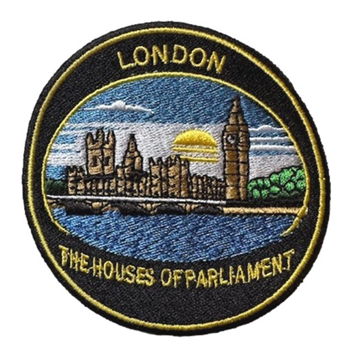 England the Houses of Parliament London Fully Embroidered Sew/iron on Patch (A) - Etsy UK