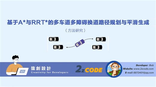 基于A*与RRT*的多车道多障碍换道路径规划与平滑生成方法研究