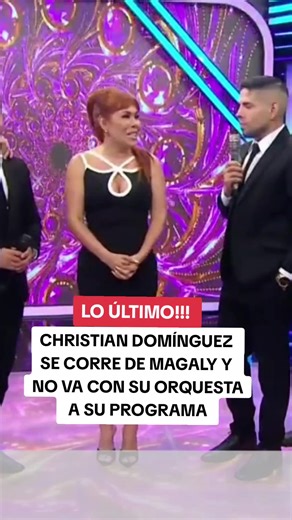 Christian Domínguez se aleja de Magaly