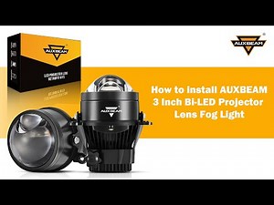 Auxbeam®3 Inch Bi-LED Projector Lens Fog Light With Matrix Auxiliary Beam