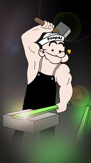 Look at this Maaaan 😳 Whats he doing??? #POOPOWER #ToiletDAO #Poop2earn #poopai #superman #superpower #motivation