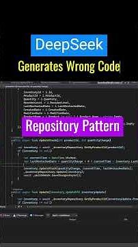 DeepSeek - Wrong Repository Pattern Code #deepseek