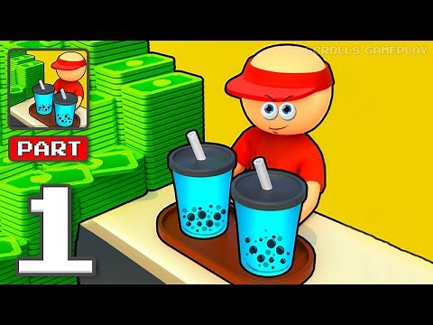 Boba Tea: Coffee Simulator - Gameplay Walkthrough Part 1 - Craft the Perfect Drinks (iOS, Android)
