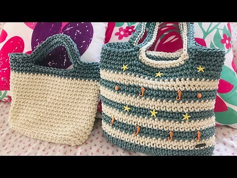 SUPER EASY CROCHET BEACH BAG