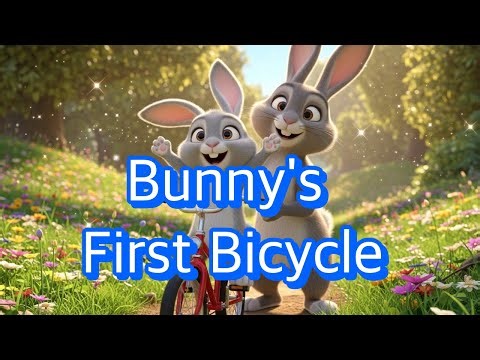 🚲 Barney's First Bicycle Ride! | It's Okay to Fall! Learn to Get Back Up! | nursery rhyme video! 🐰