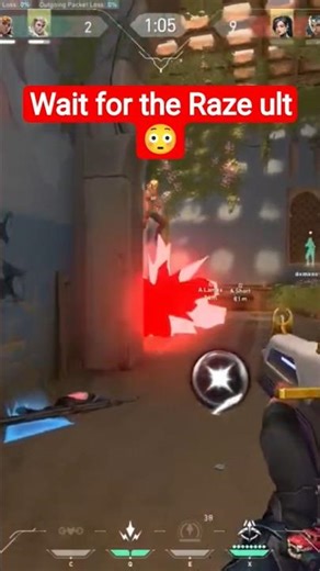 wait for the Raze ult😳🤯 #valorant tips #Radiant valorant #livestream