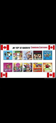 My Top 10 Favorite Canadian Cartoons