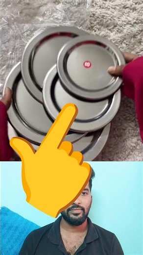 💥👌 Amazing stainless steel plate set offer, check it out! 👌 #kitchen #cooking #trending #viral #s...