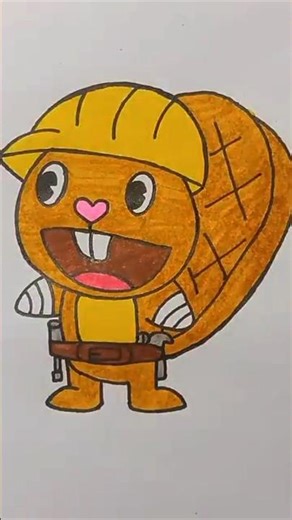 Handy from happy tree friends Drawing #handy #happytreefriends