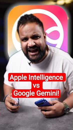 Apple Intelligence vs Google Gemini - Ultimate Battle! #shorts