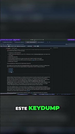 Herramienta Extrae Contraseñas de KeePass #shorts