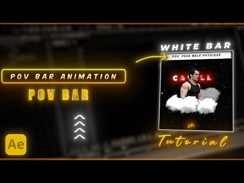 How to Create Viral POV BAR Animation in After Effects | After Effects Tutorial