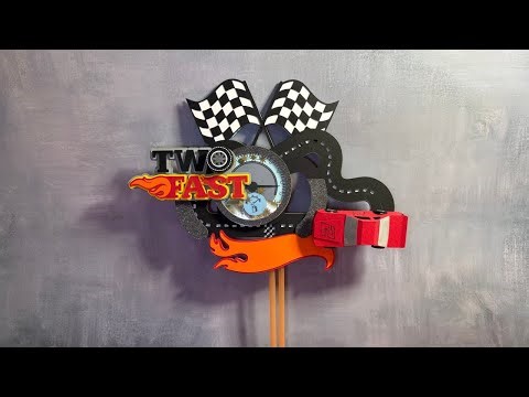 FREE SVG File for Cricut & Silhouette! 🏃‍♂️✨ Too Fast Cake Topper