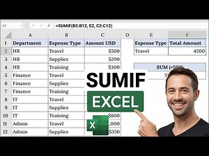 How to Use SUMIF in Excel : Quick Totals Made Easy!