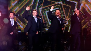 In one week, The Barricade Boys bring the best of London's West End to Wausau! With "dashing good looks, incredible voices, and outstanding musical magic" (BBC Radio 2), The Barricade Boys blend your favorite musicals with the greatest pop, rock, and swing numbers for a show that will lift your spirits and make your heart sing! Get your tickets starting at $39 for this Saturday, February 17 show at https://bit.ly/barricadeboysGT | Grand Theater Wausau
