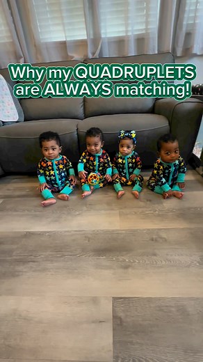 2.9M views · 121K reactions | #quadruplets #babies #baby #matching #siblings #twins #multiples #momlife | The Tolver Family | Facebook