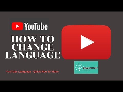 How to Change YouTube Language | Very Simple Guide