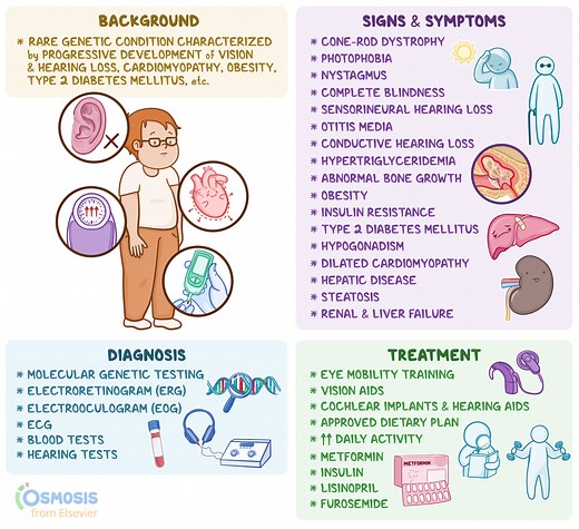 Alström Syndrome: What It Is, Causes, Signs and Symptoms, and More  | Osmosis