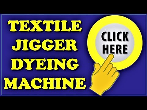 Textile Jigger Dyeing Machines Working Principles