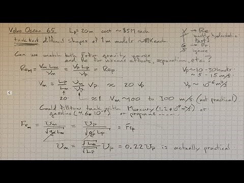 Froude Number Scaling
