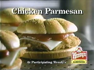 1991 Wendy's Chicken Parmesan Commercial