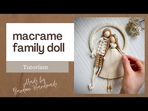 Macrame family combination doll