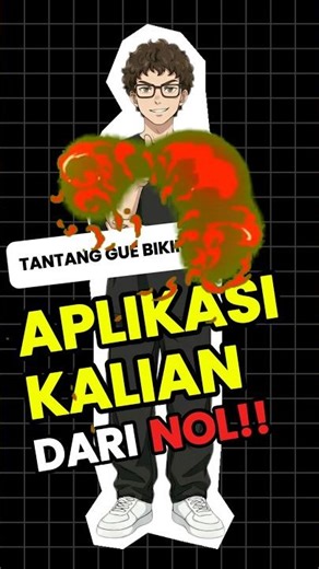 Tantang gue bikin aplikasi kalian dari NOL ‼️ #shorts