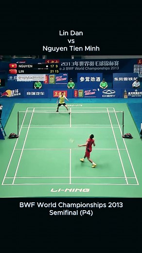 Semifinal match men's single between Lin Dan and Nguyen Tien Minh at BWF World Championships 2013 (Set 2) (P4) #badminton #LinDan #NguyenTienMinh